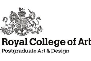 Royal College of Art logo featuring a lion and unicorn with "Postgraduate Art & Design" text below.
